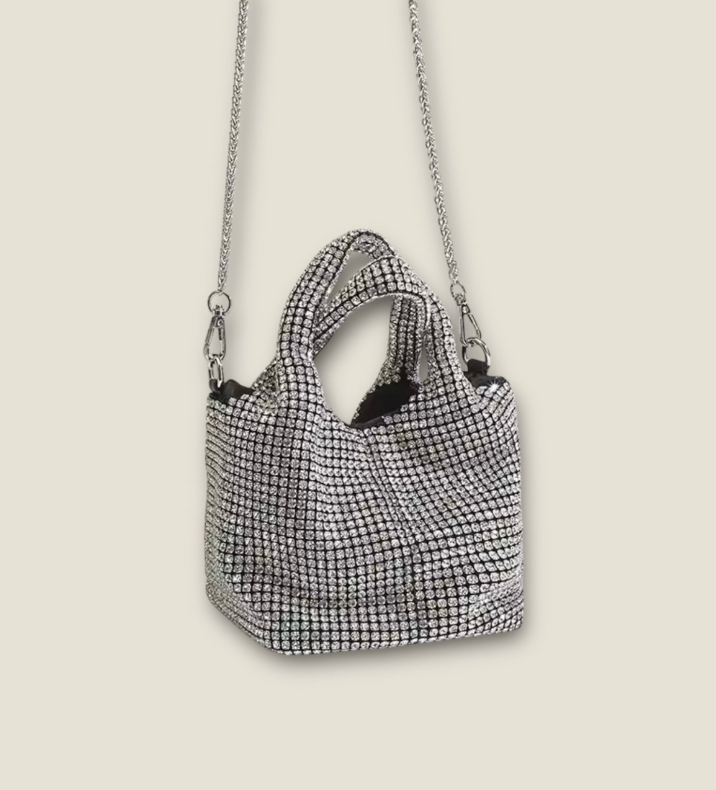 Bolso capacito strass