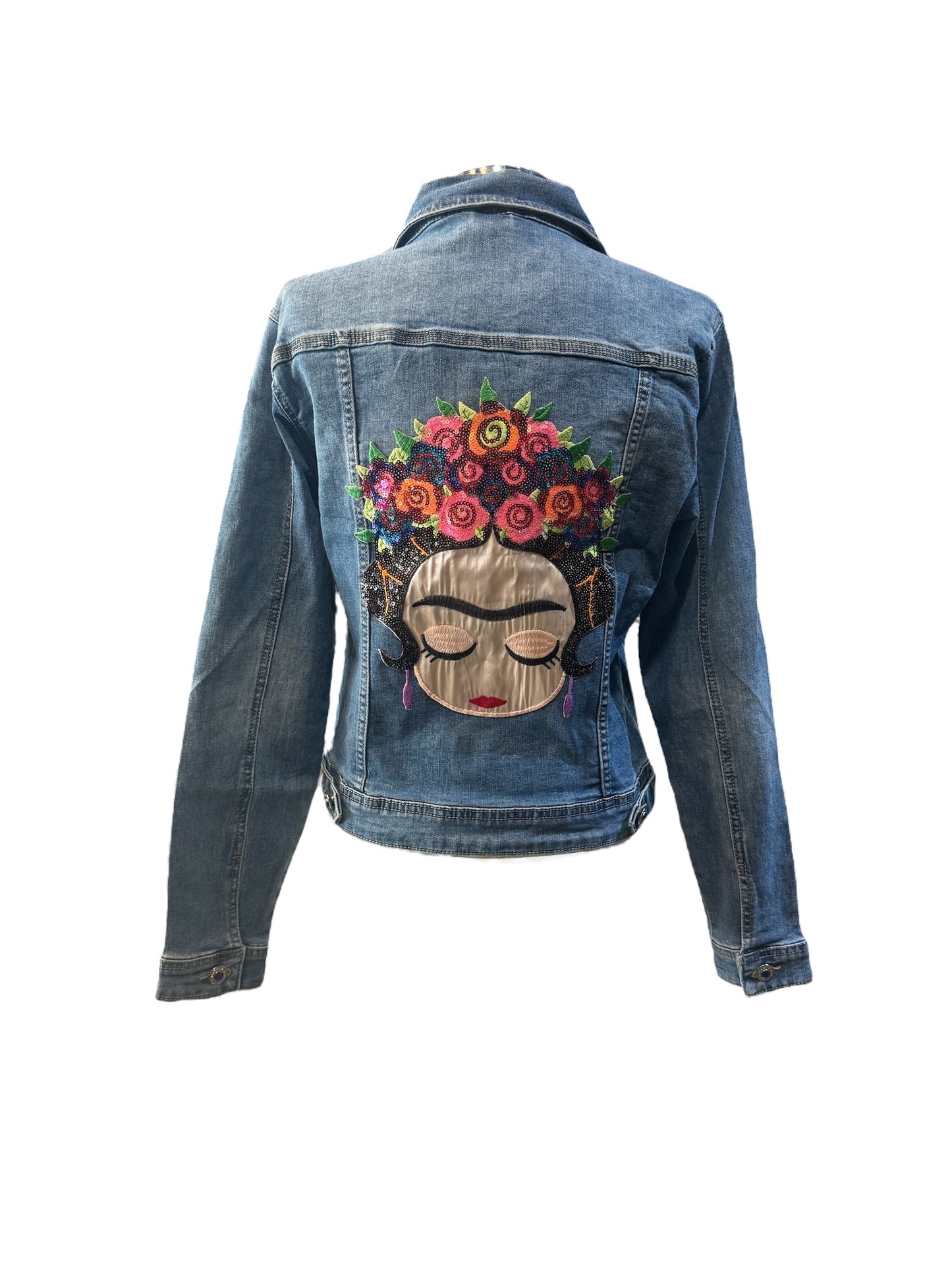 Chaqueta vaquera Frida Kahlo