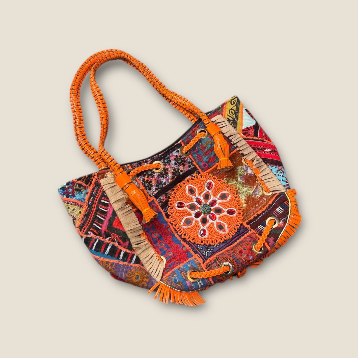 Bolso boho chic naranja