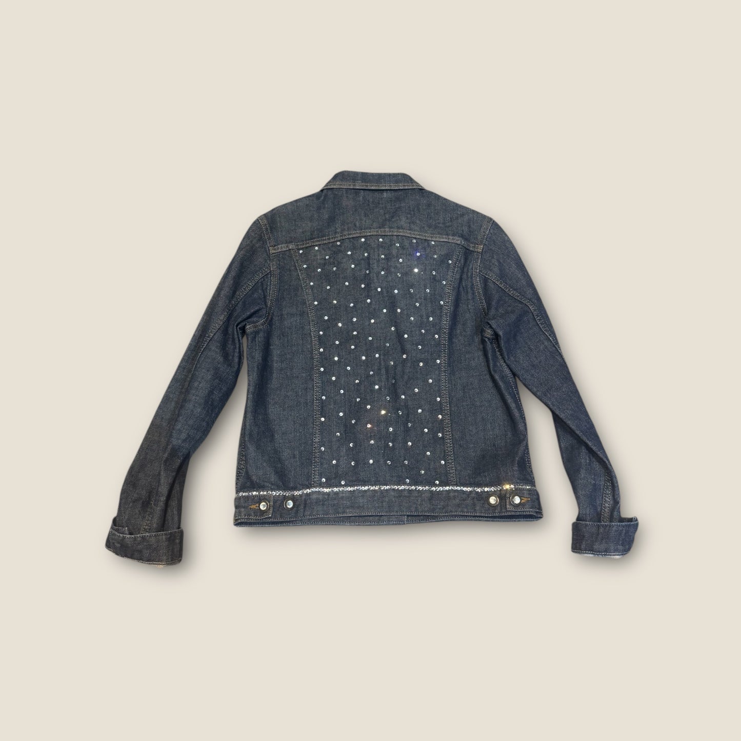 Chaqueta vaquera Strass