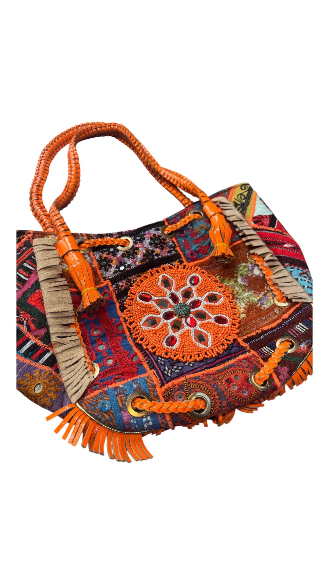 Bolso boho chic naranja