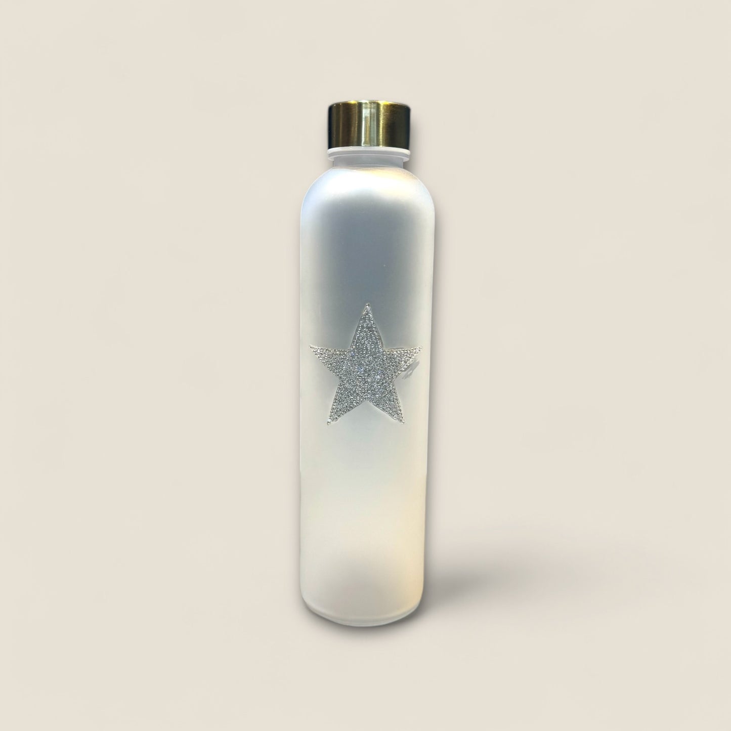 Botella con aplicaciones strass