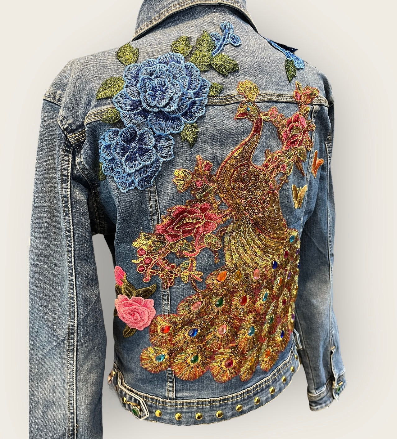 Chaqueta Vaquera Pavo Real