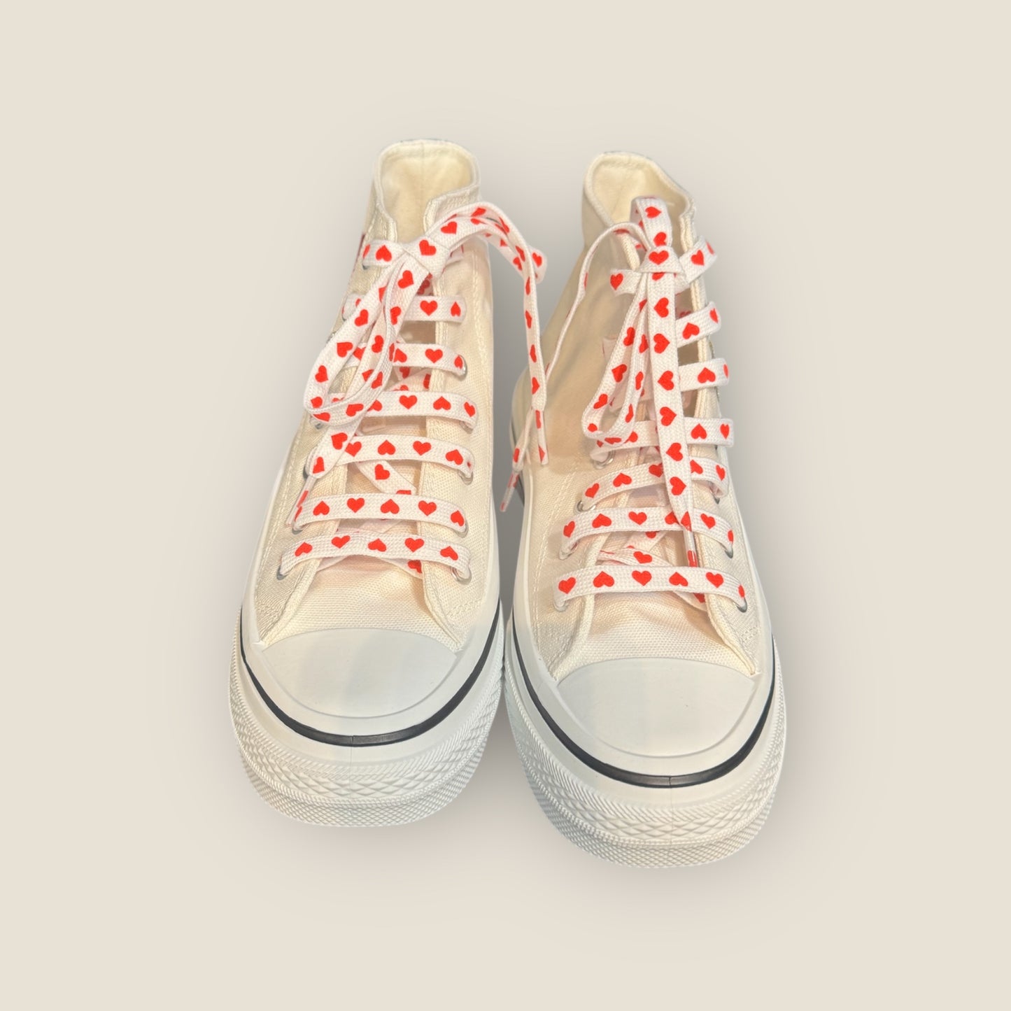 Zapatillas de lona con corazon y alas de strass