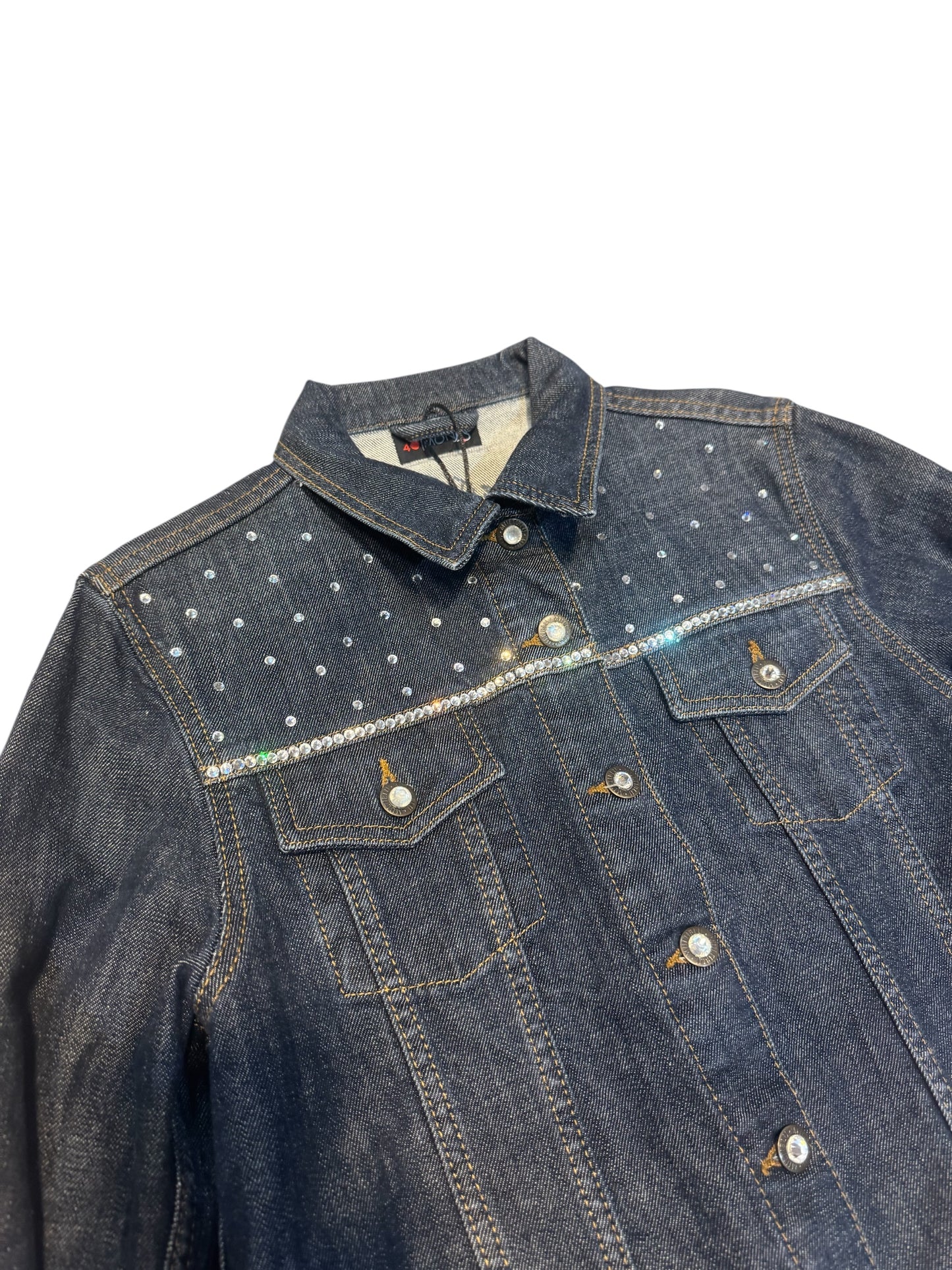 Chaqueta vaquera Strass