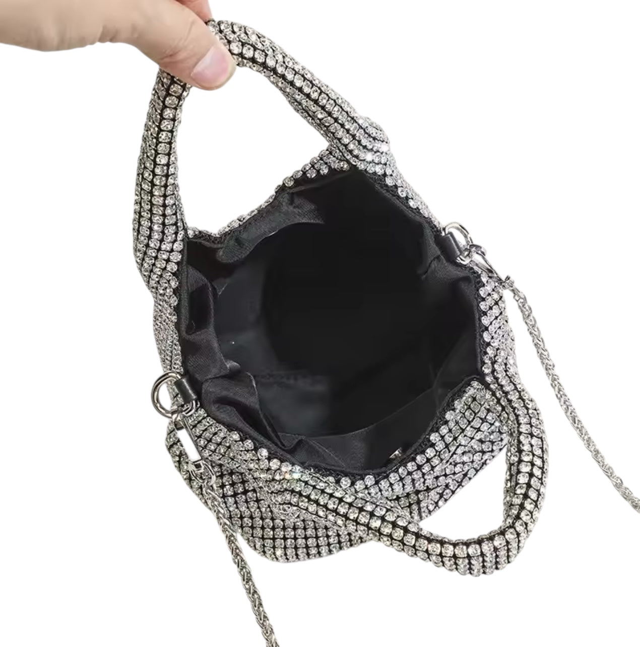 Bolso capacito strass