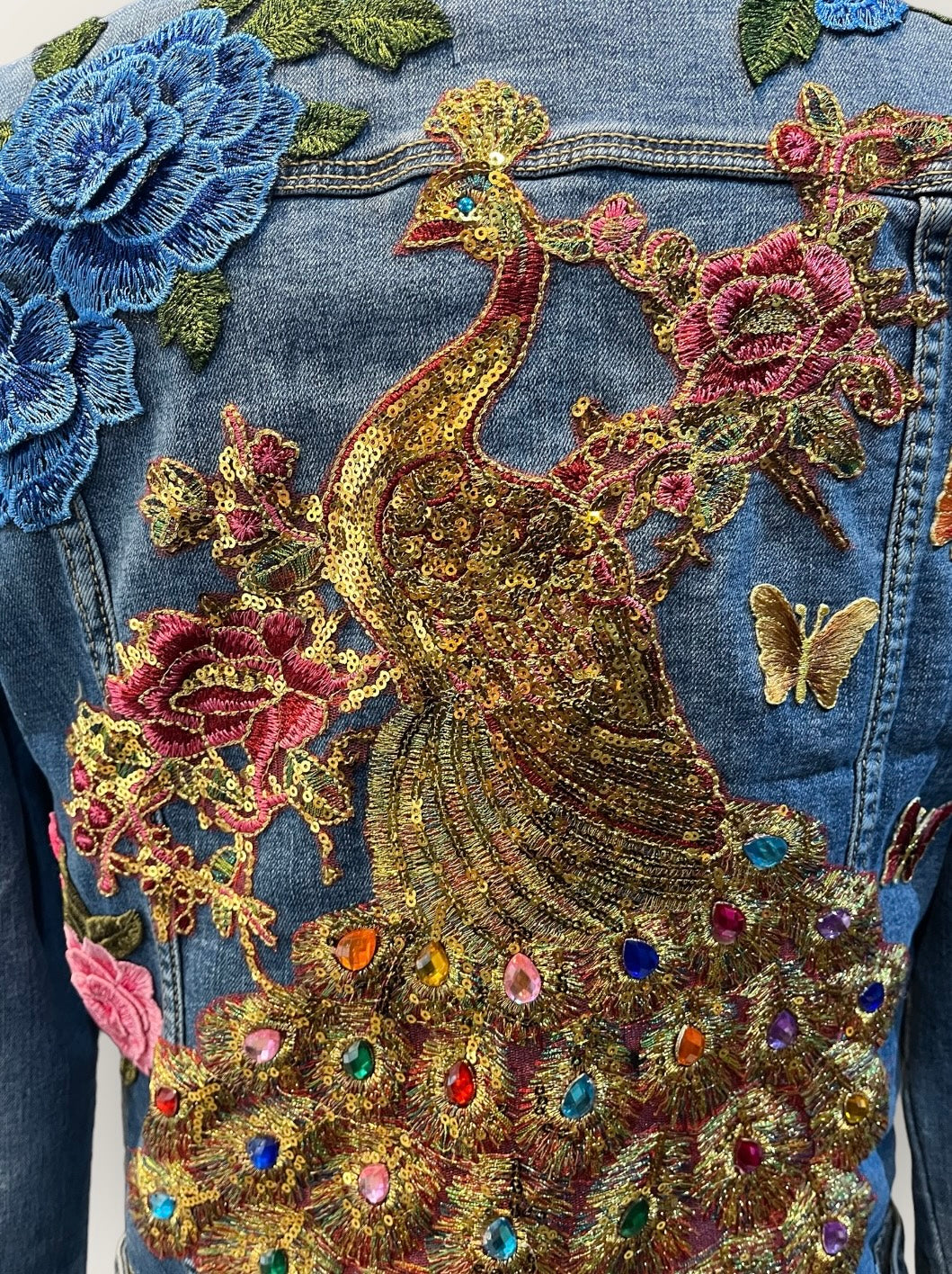 Chaqueta Vaquera Pavo Real