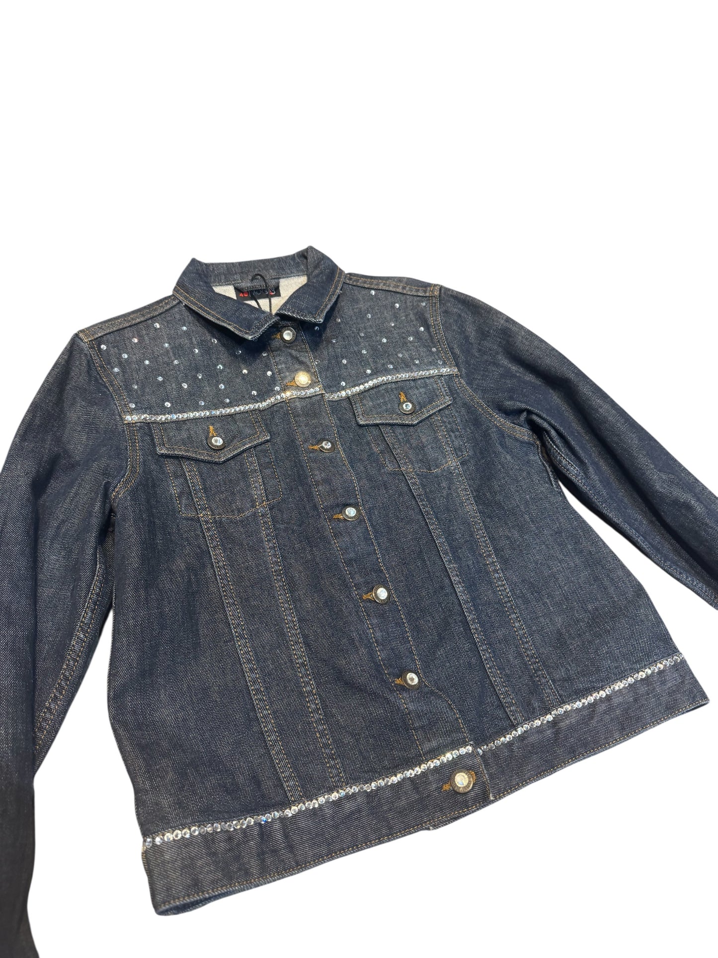 Chaqueta vaquera Strass