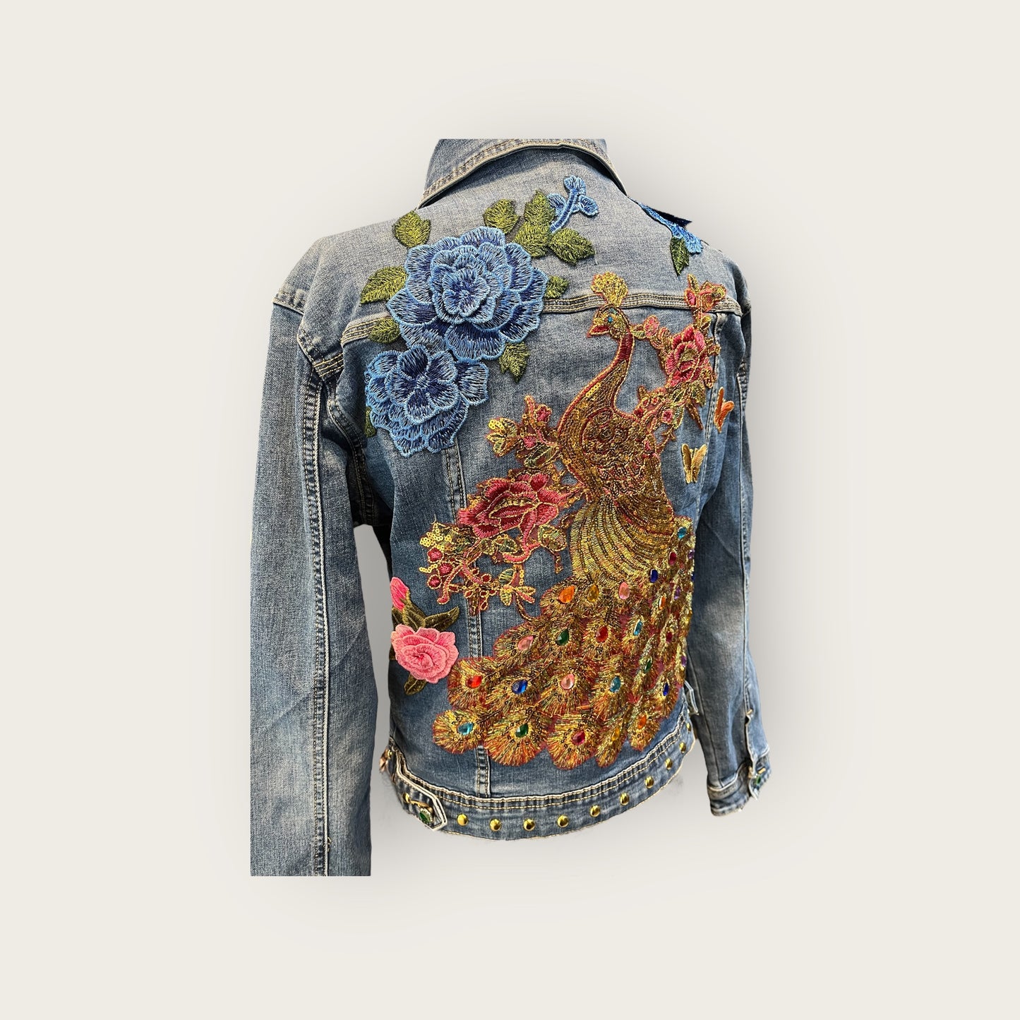 Chaqueta Vaquera Pavo Real