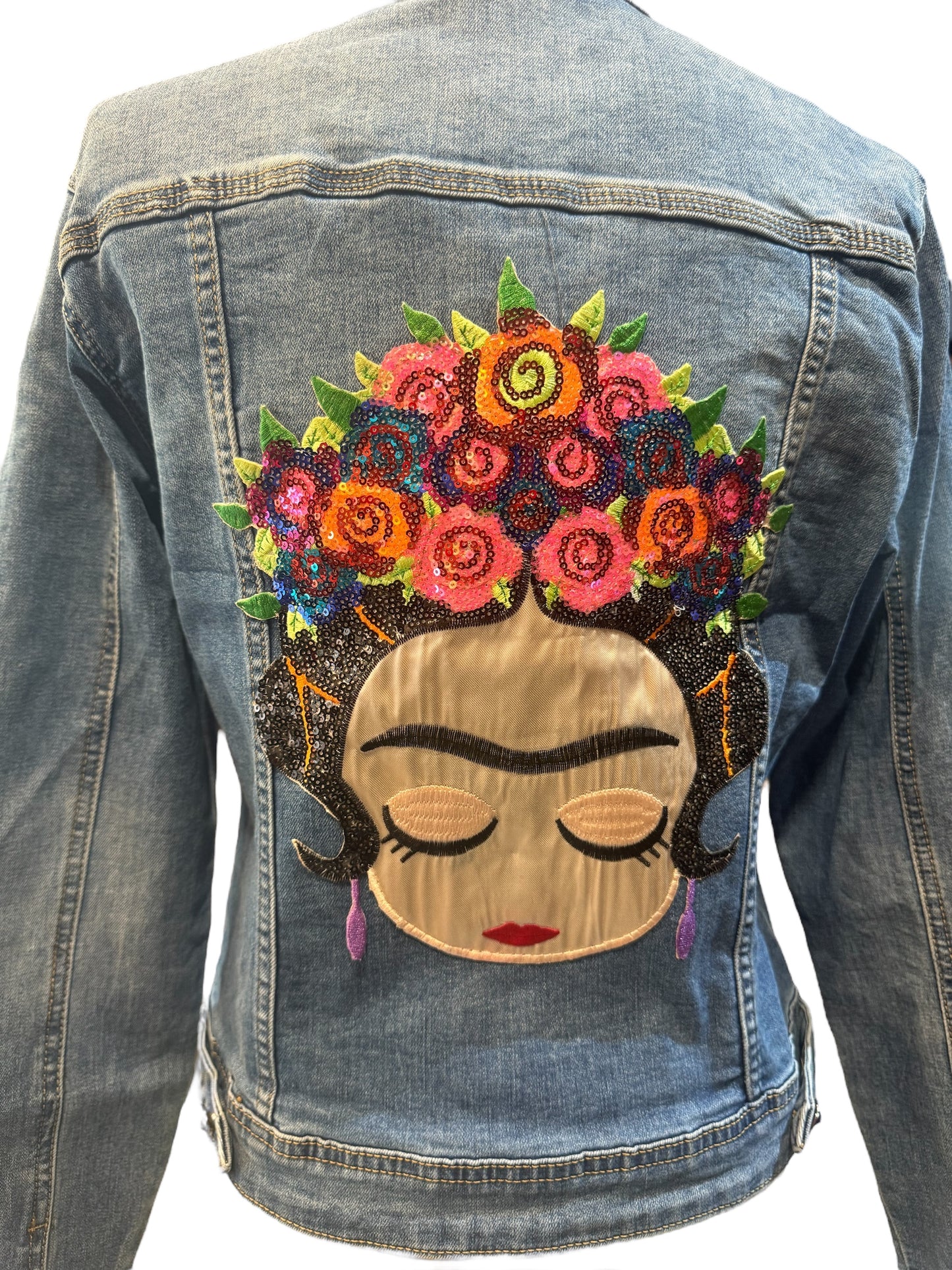 Chaqueta vaquera Frida Kahlo