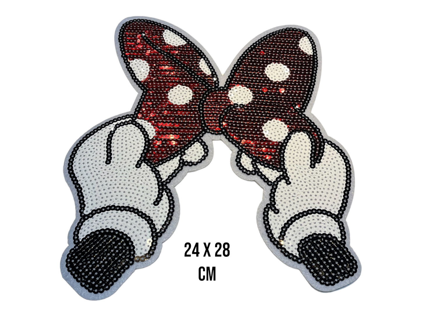 Parche Lentejuelas Lazo Minnie