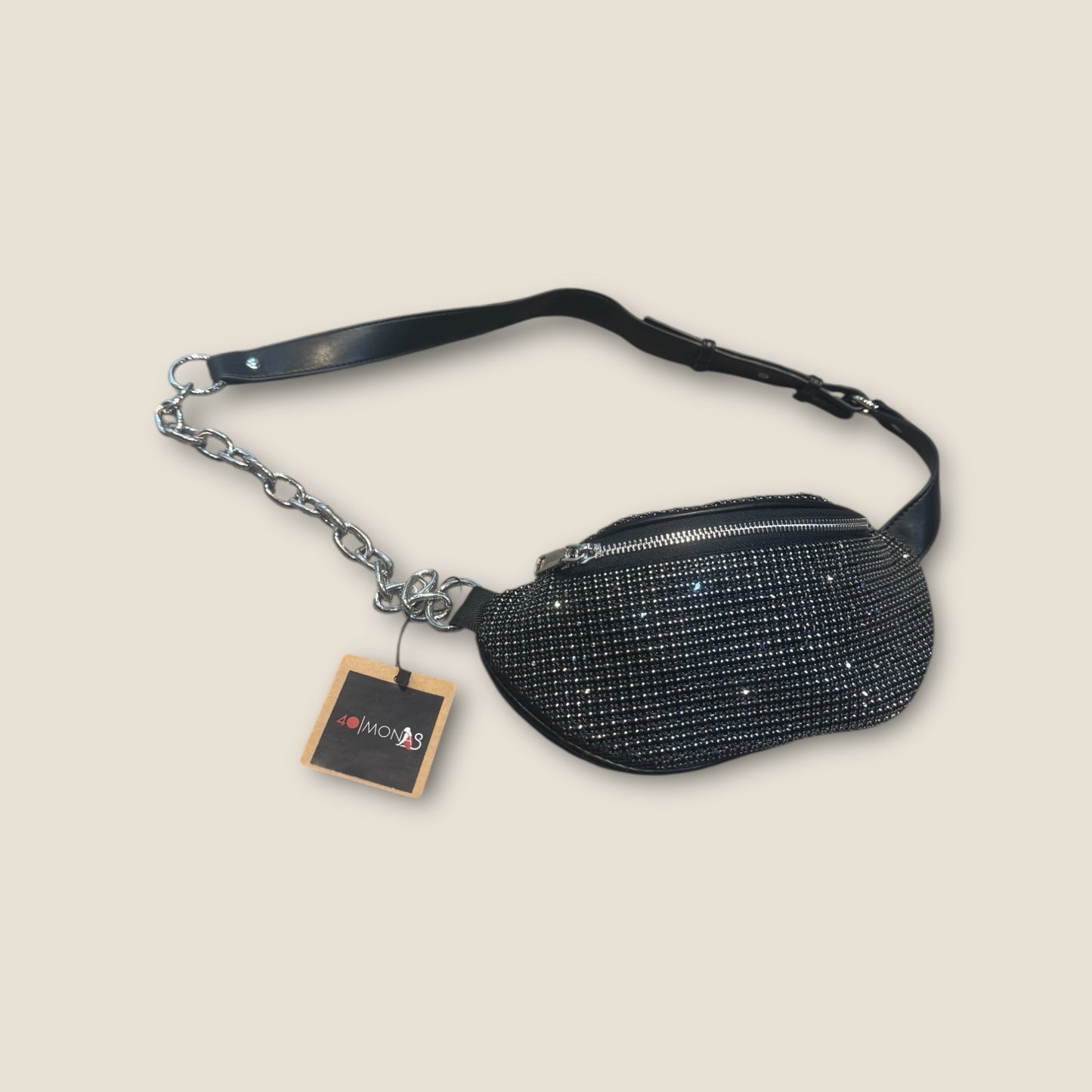 Bolso riñonera strass