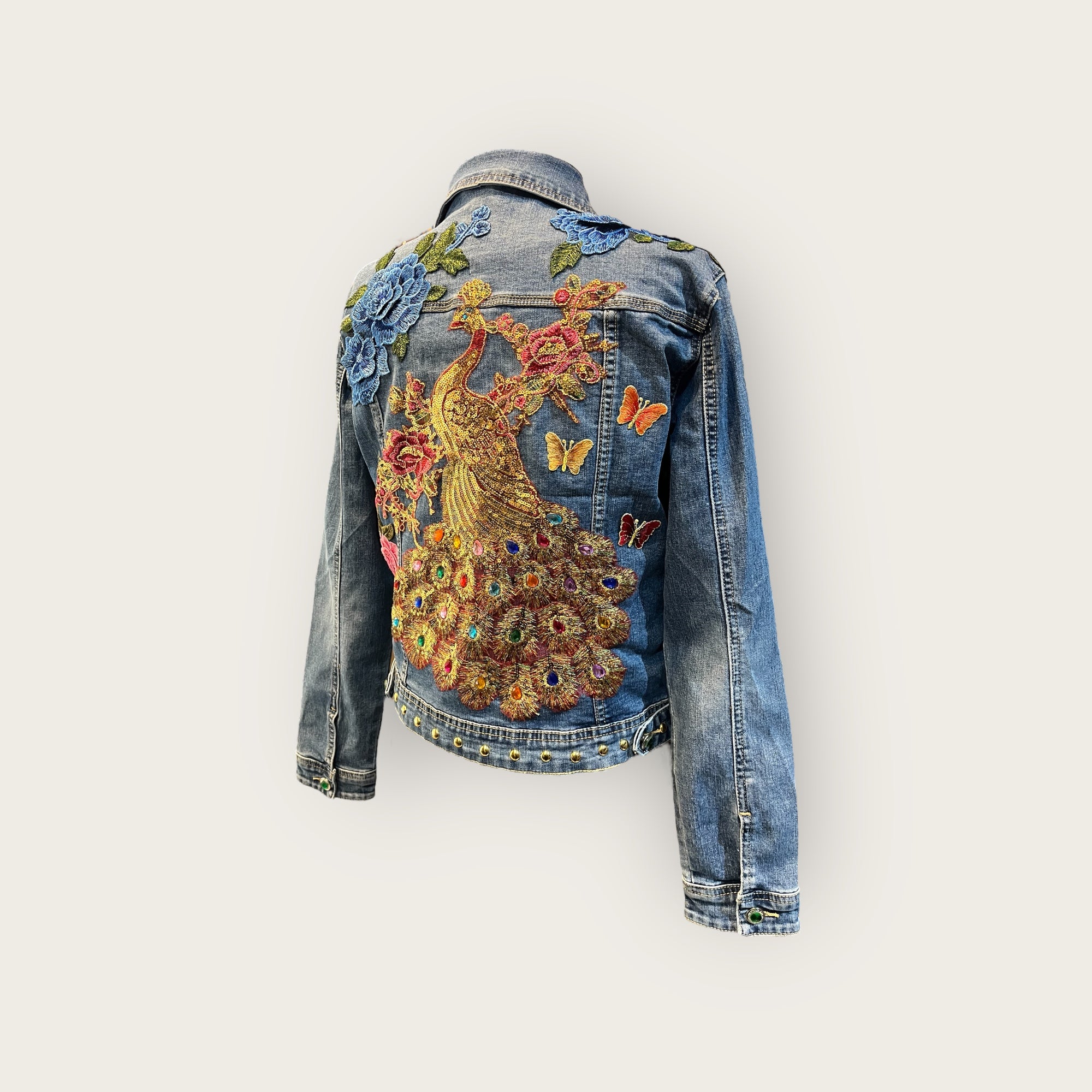 Chaqueta Vaquera Pavo Real