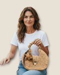 Bolso crochet texturizado