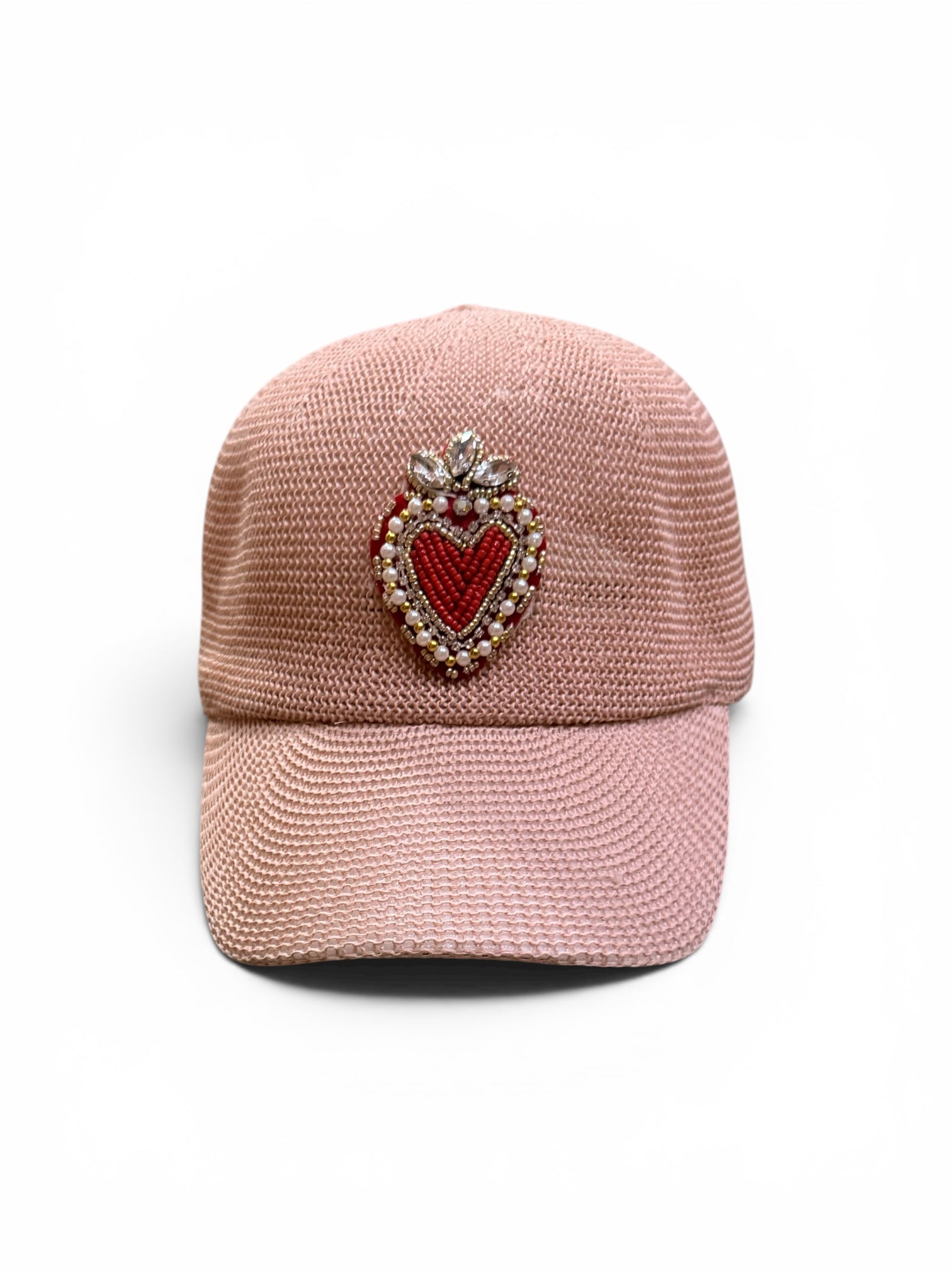 Gorra Rafia Corazón
