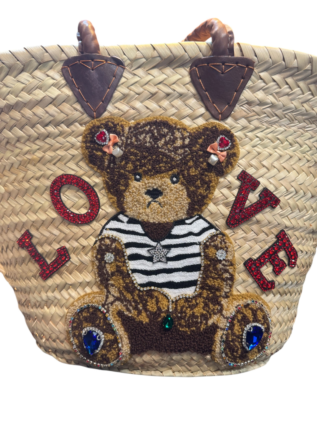 Capazo paja Osito Love