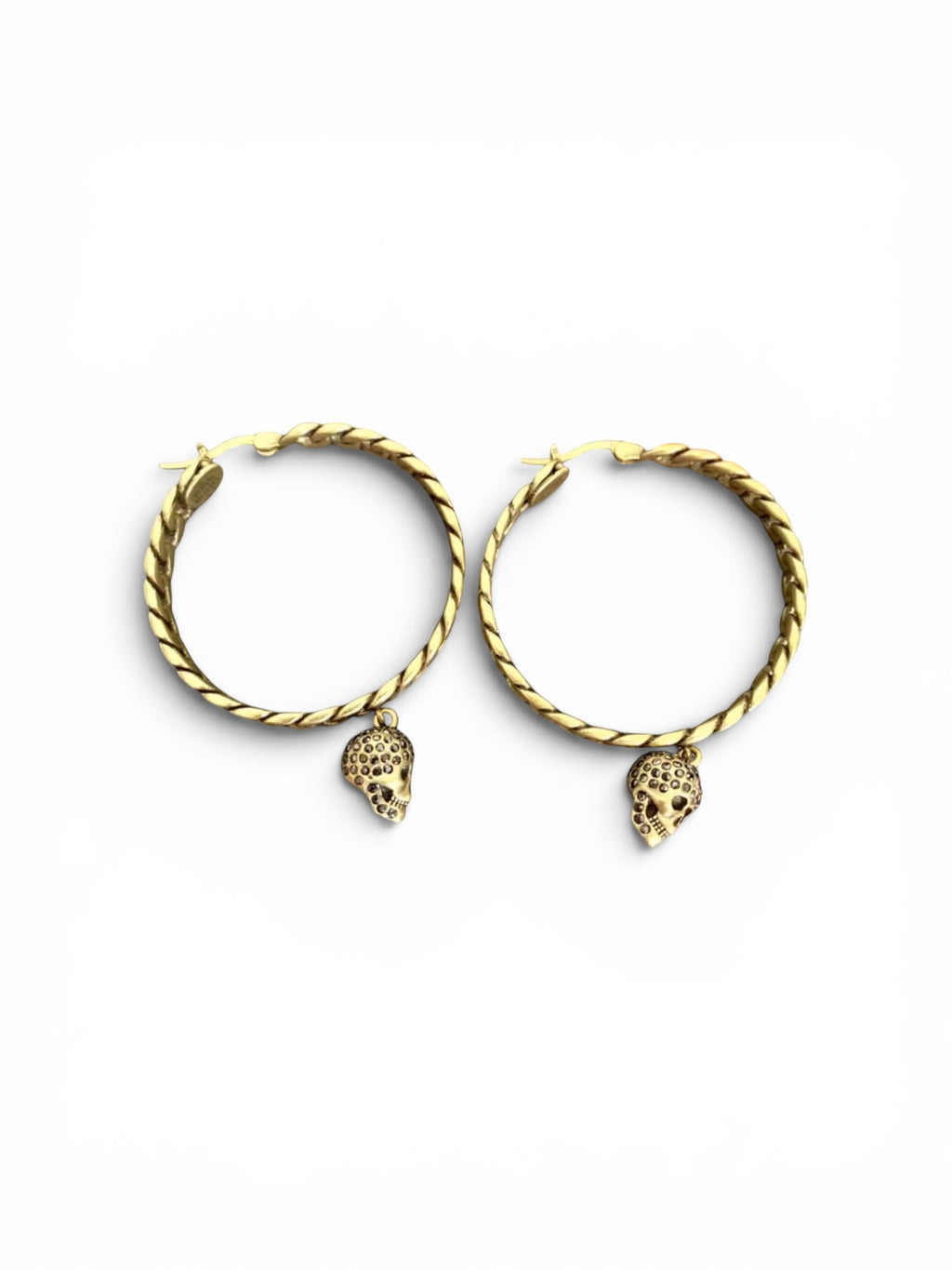 Pendientes Aro Calavera