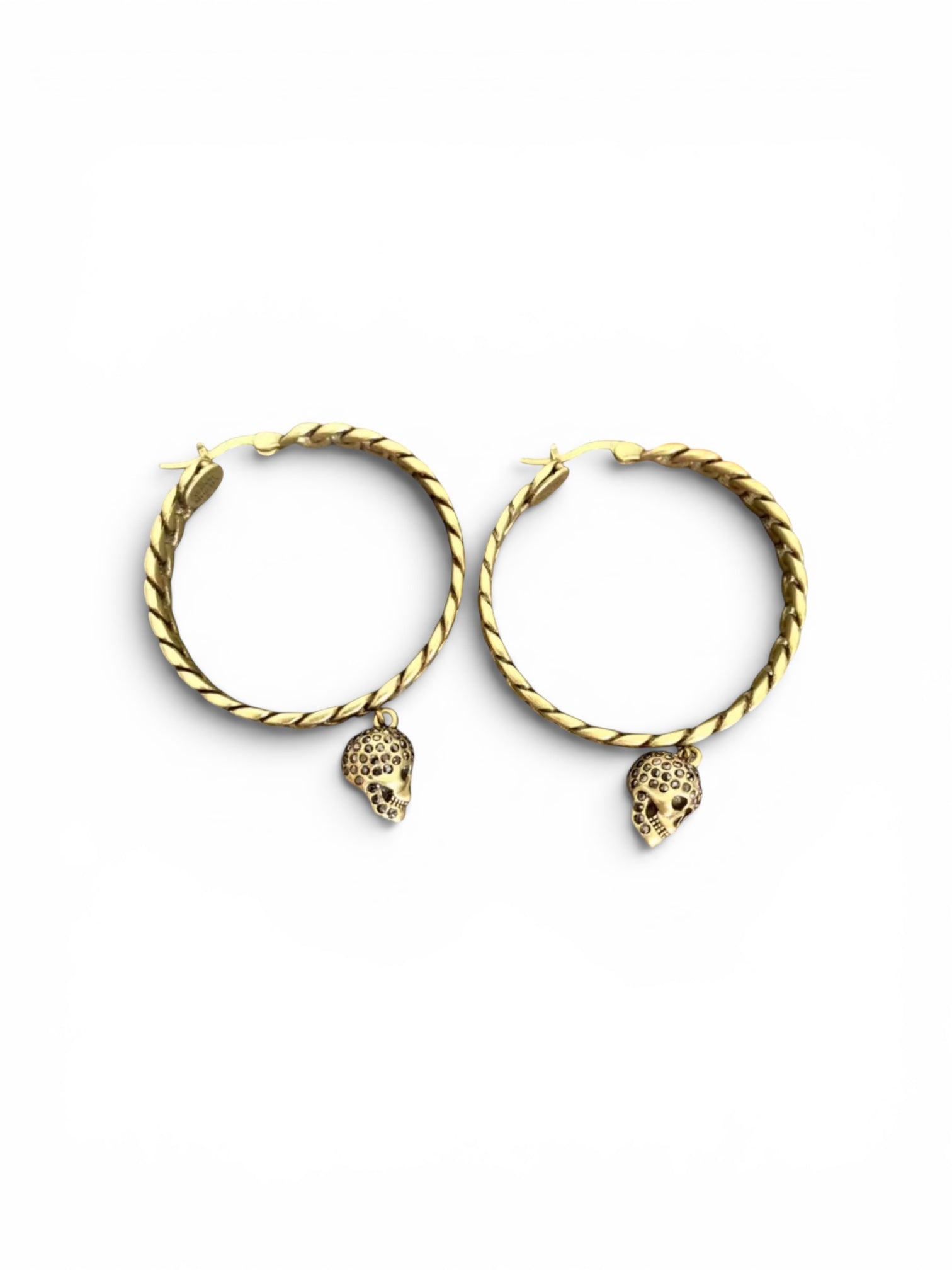 Pendientes Aro Calavera