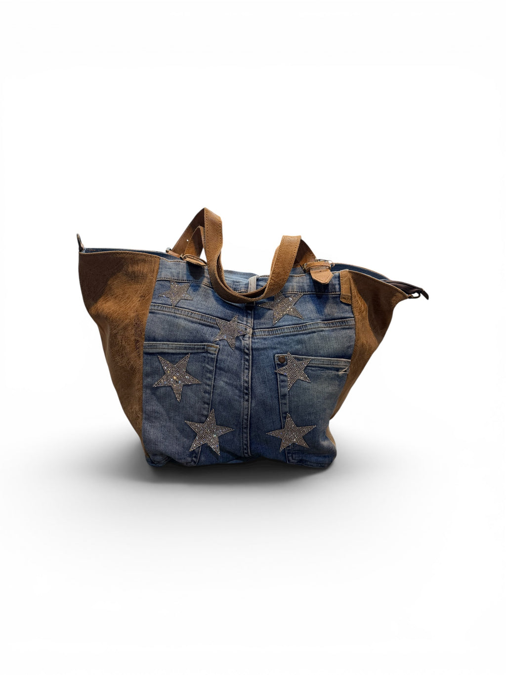 Bolso Shopping vaquero estrellas