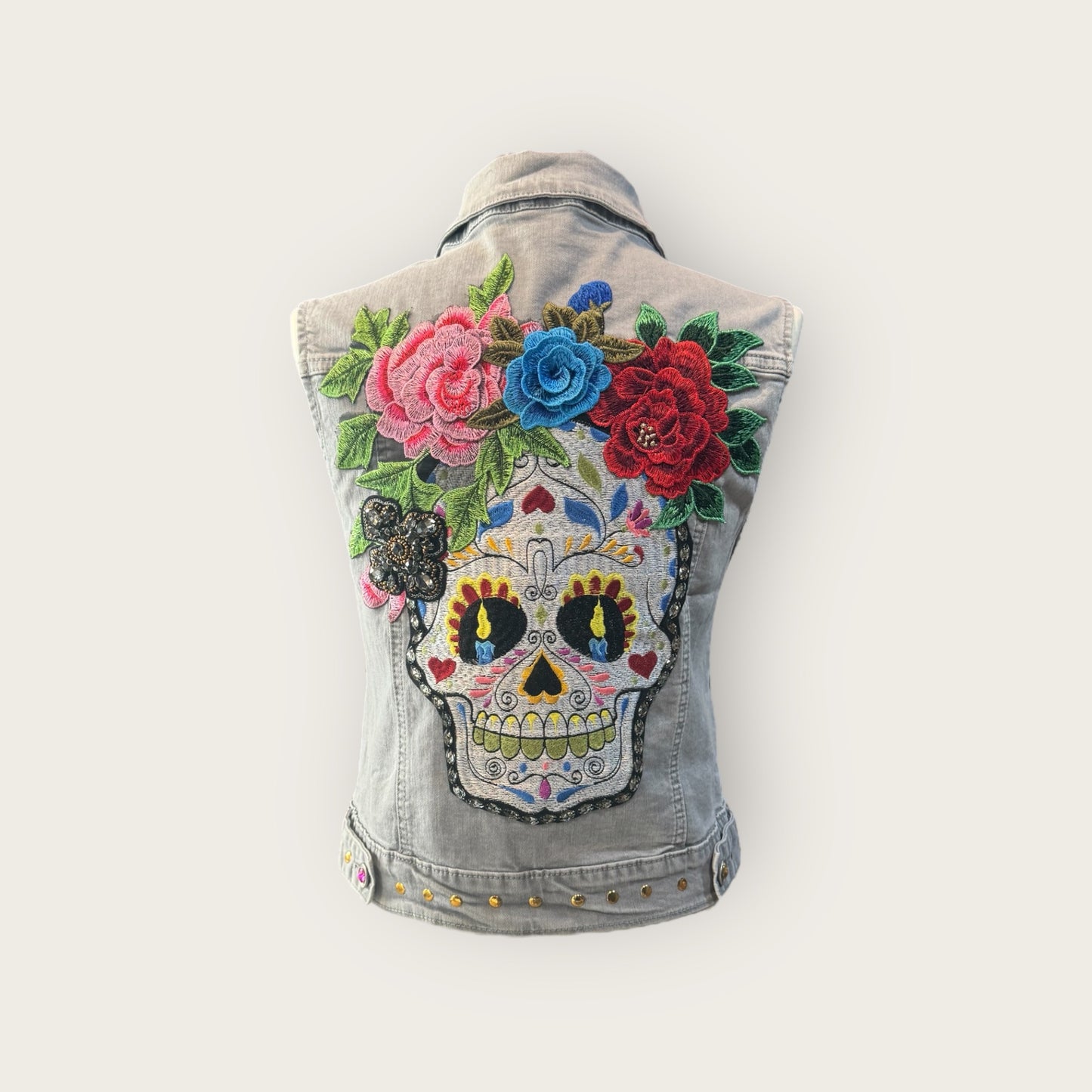 Chaleco calavera catrina
