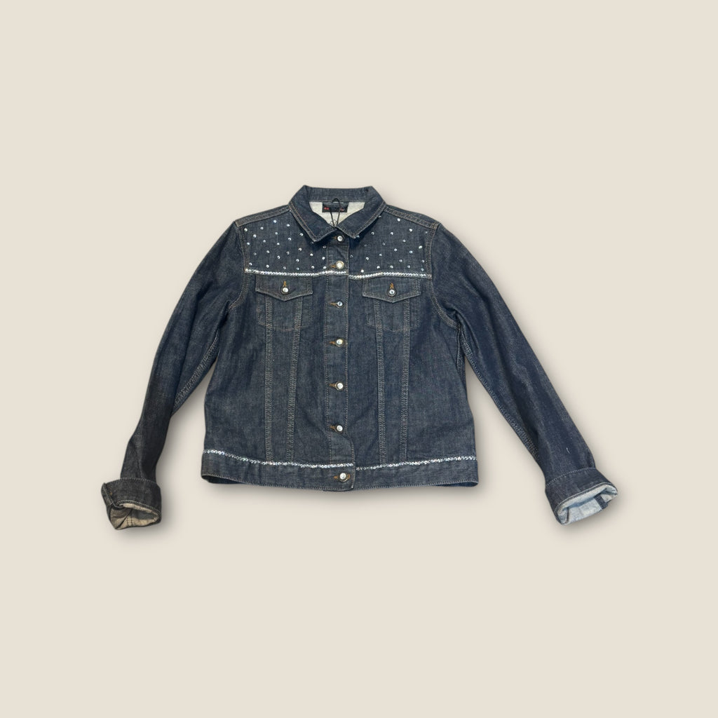 Chaqueta vaquera Strass