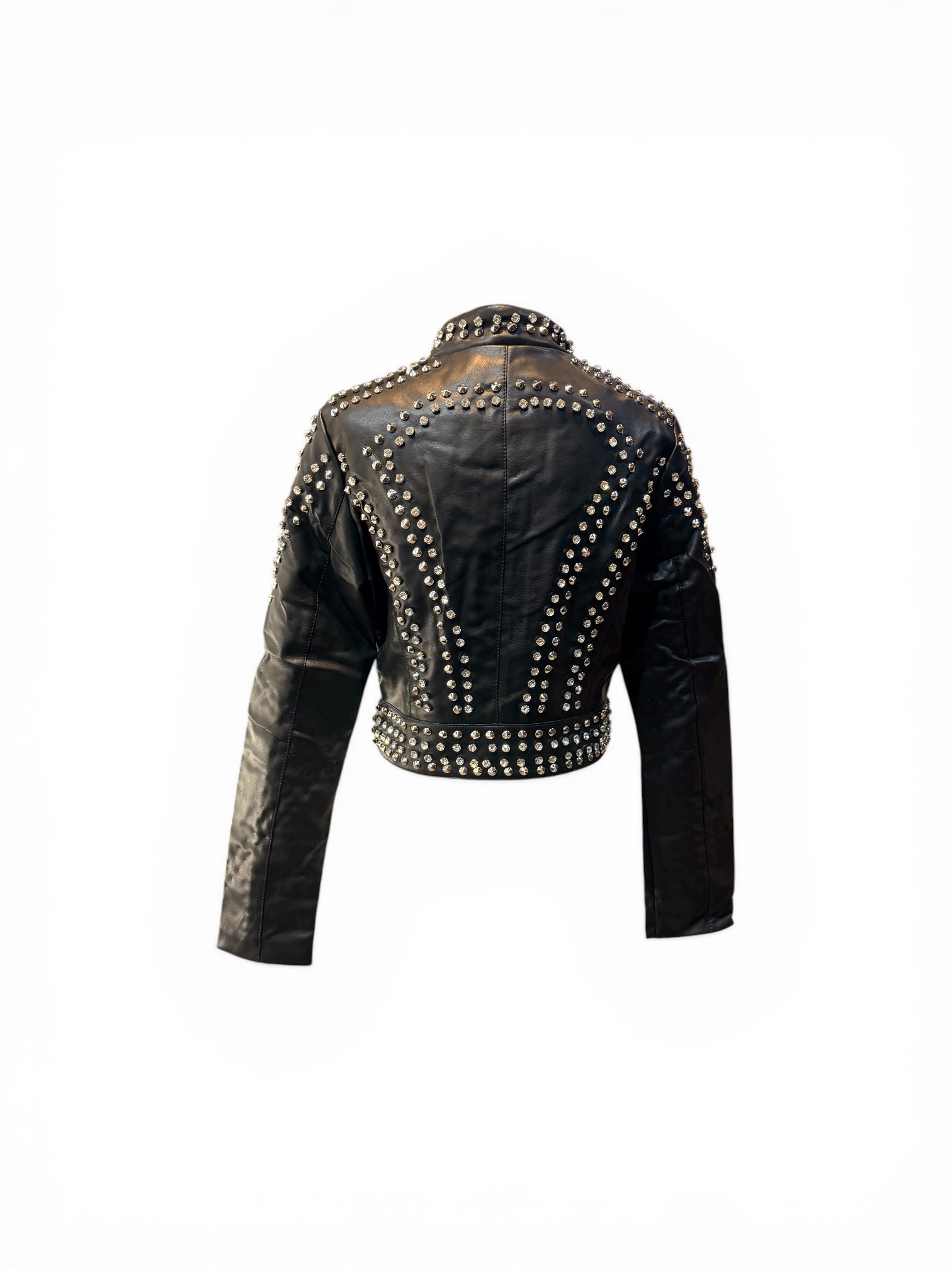 Chaqueta Biker Strass y Remaches