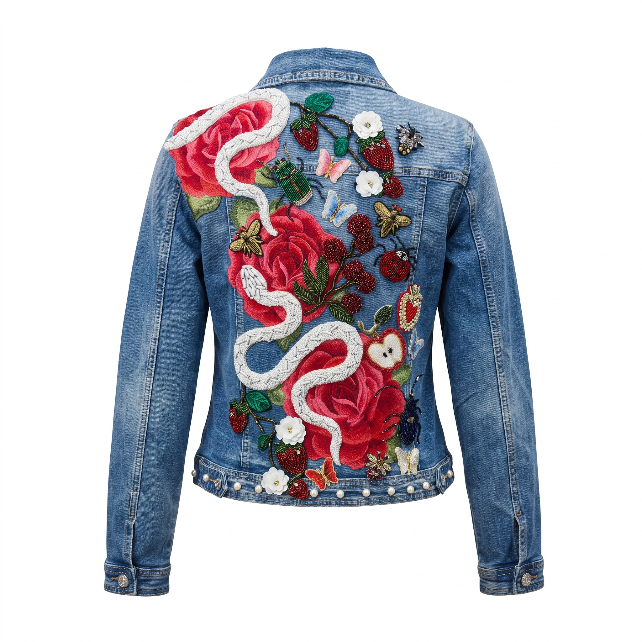 Chaqueta vaquera “El jardín del Edén”