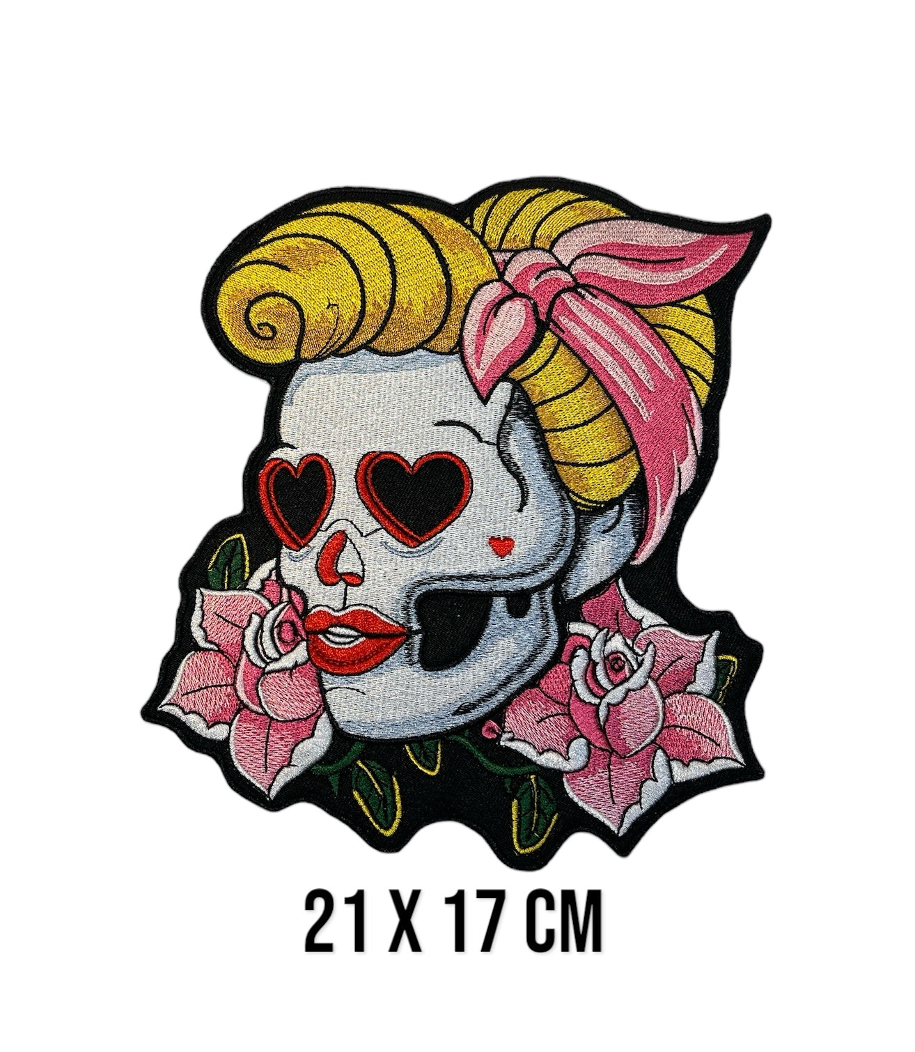 Parche Calavera Pin Up