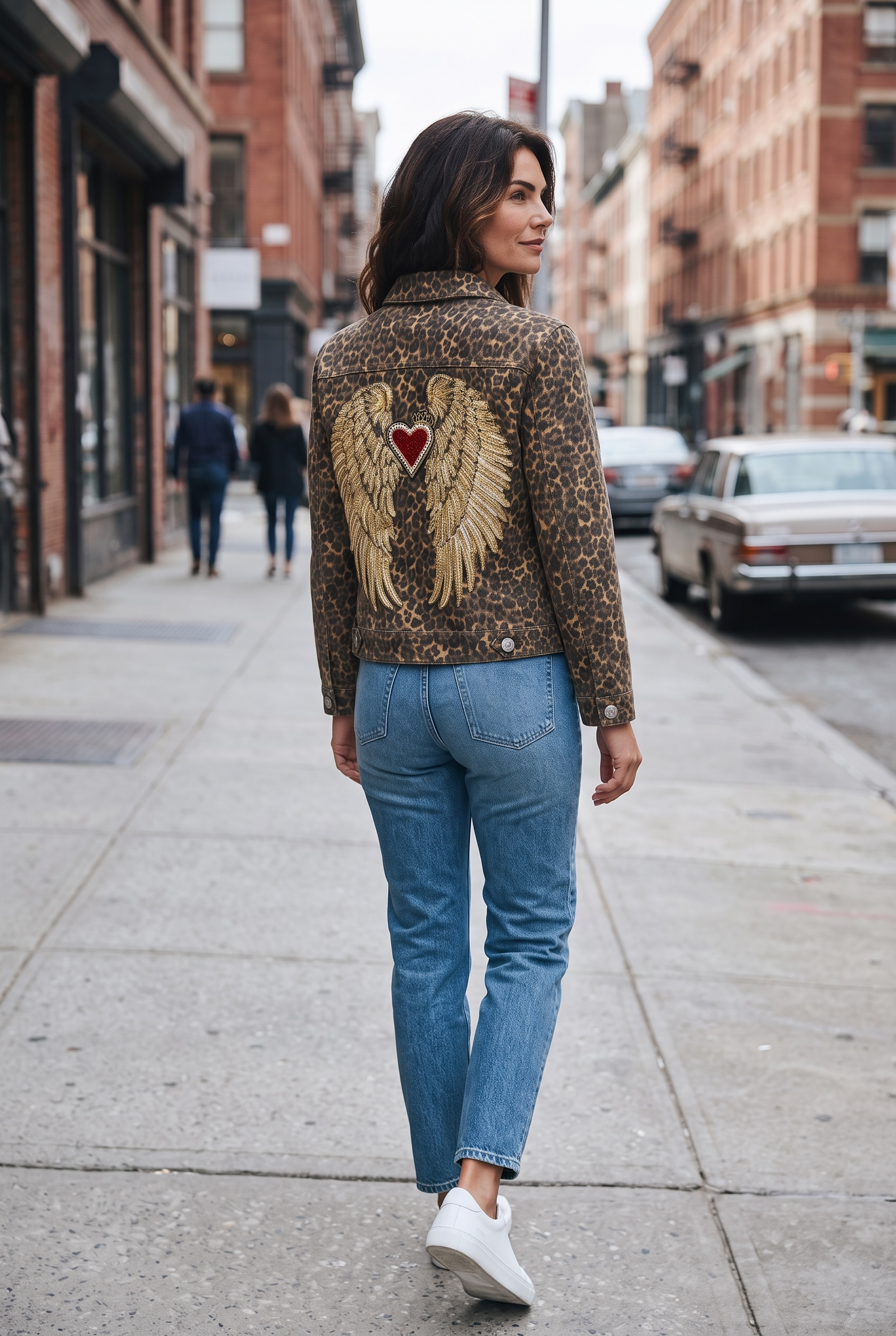 Chaqueta Animal Print Alas