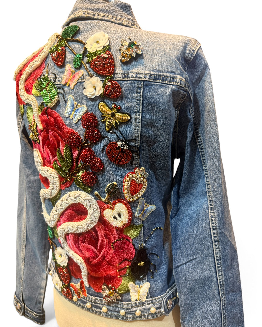 Chaqueta vaquera “El jardín del Edén”