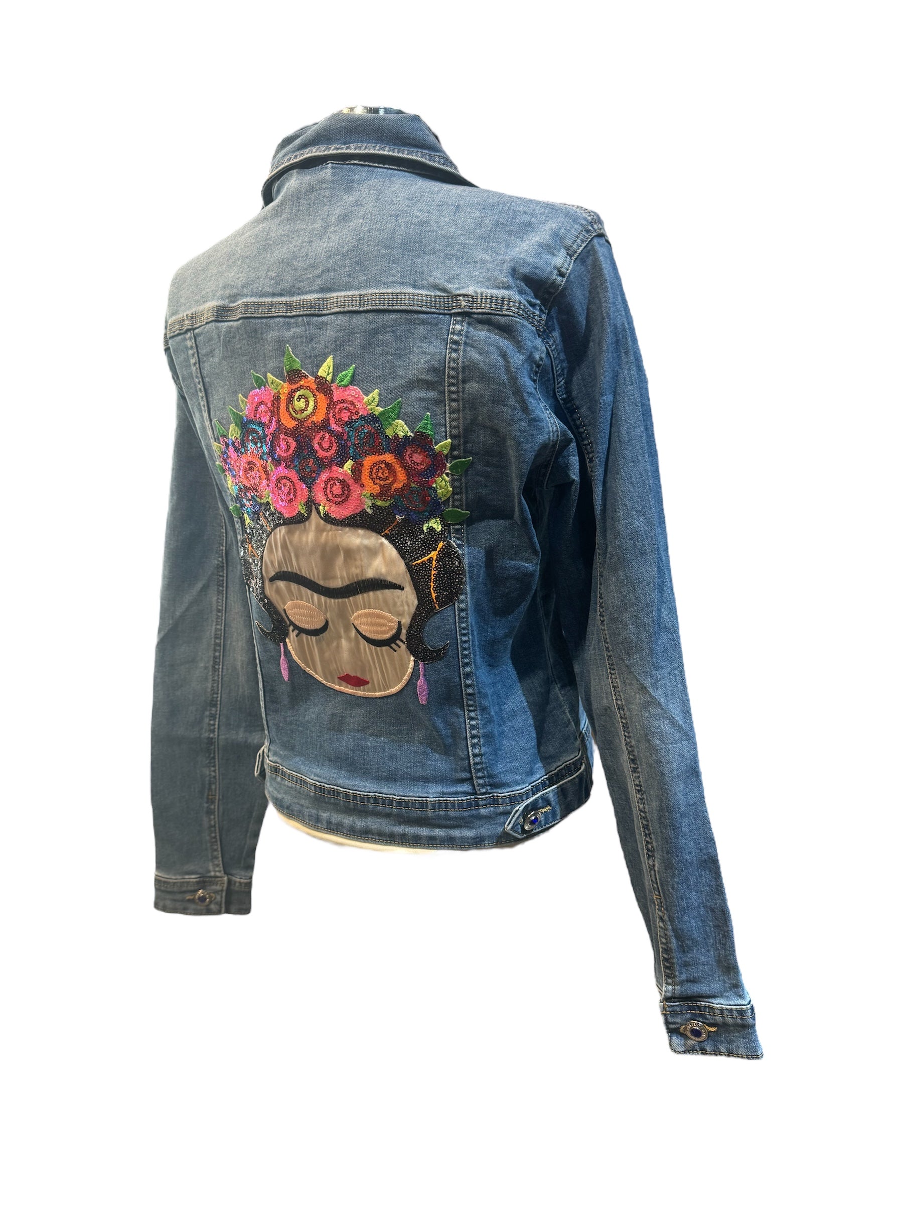 Chaqueta vaquera Frida Kahlo