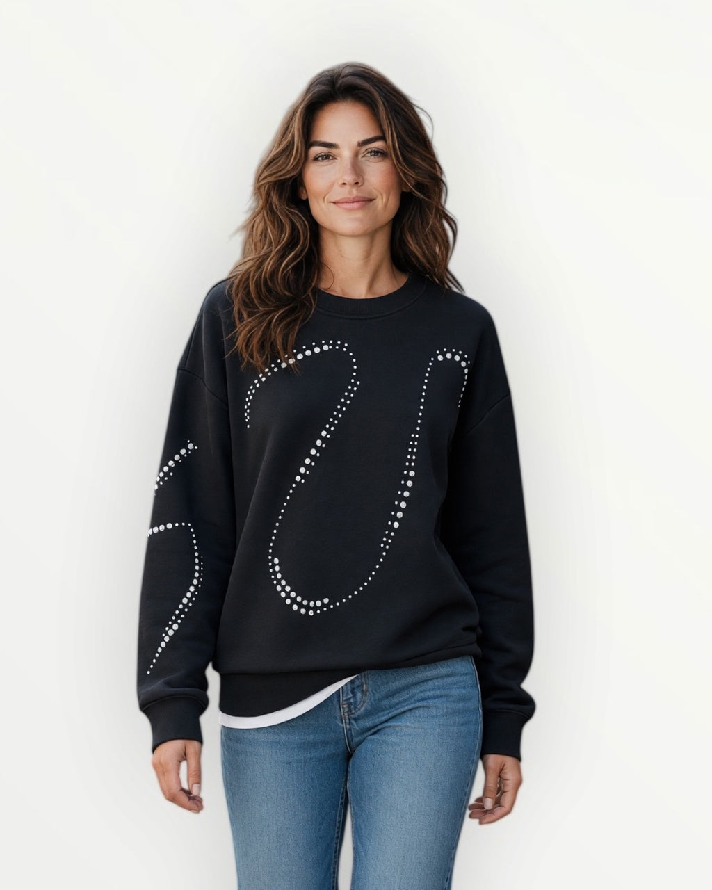Sudadera tachuelas