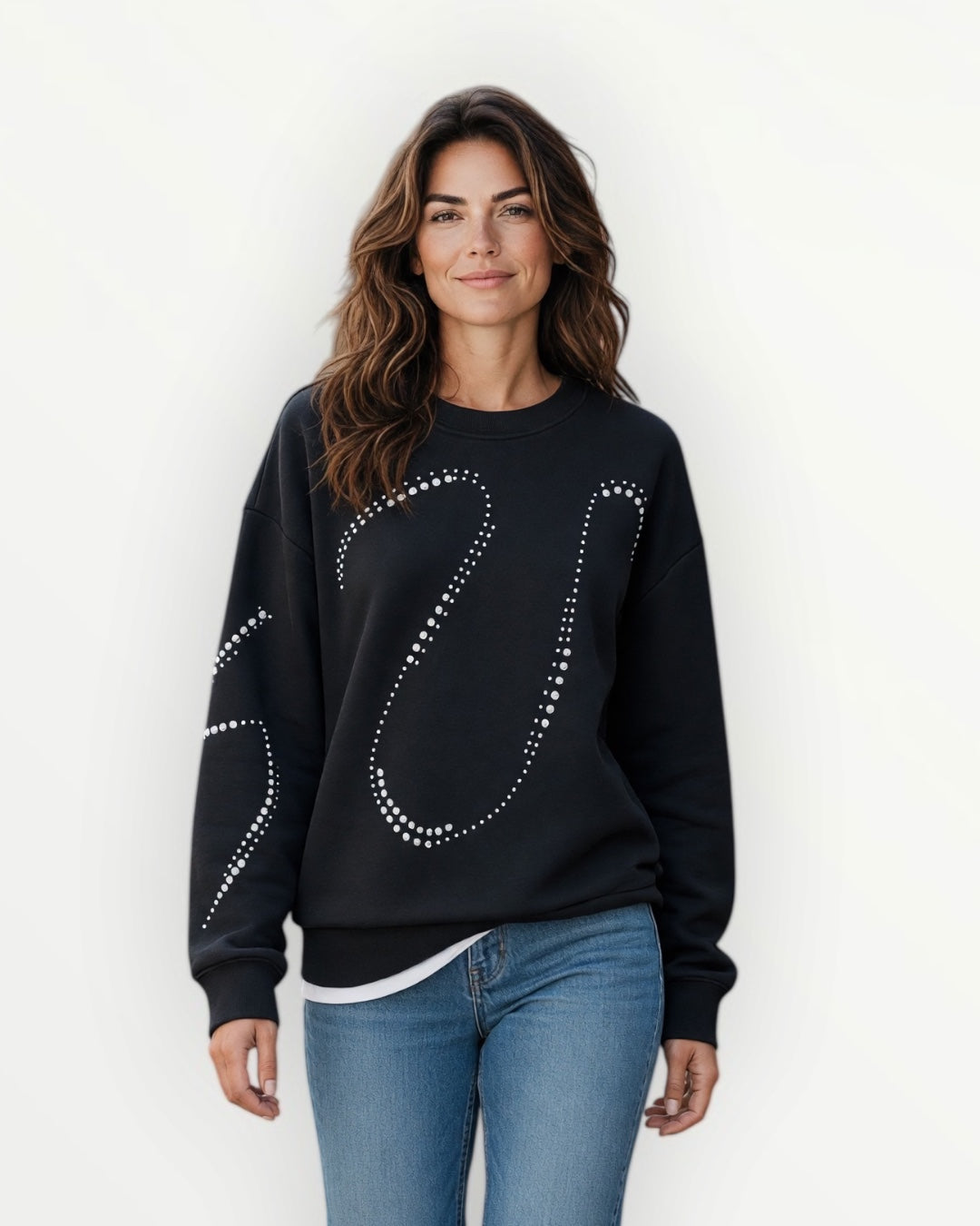 Sudadera tachuelas