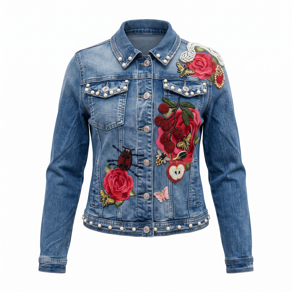 Chaqueta vaquera “El jardín del Edén”