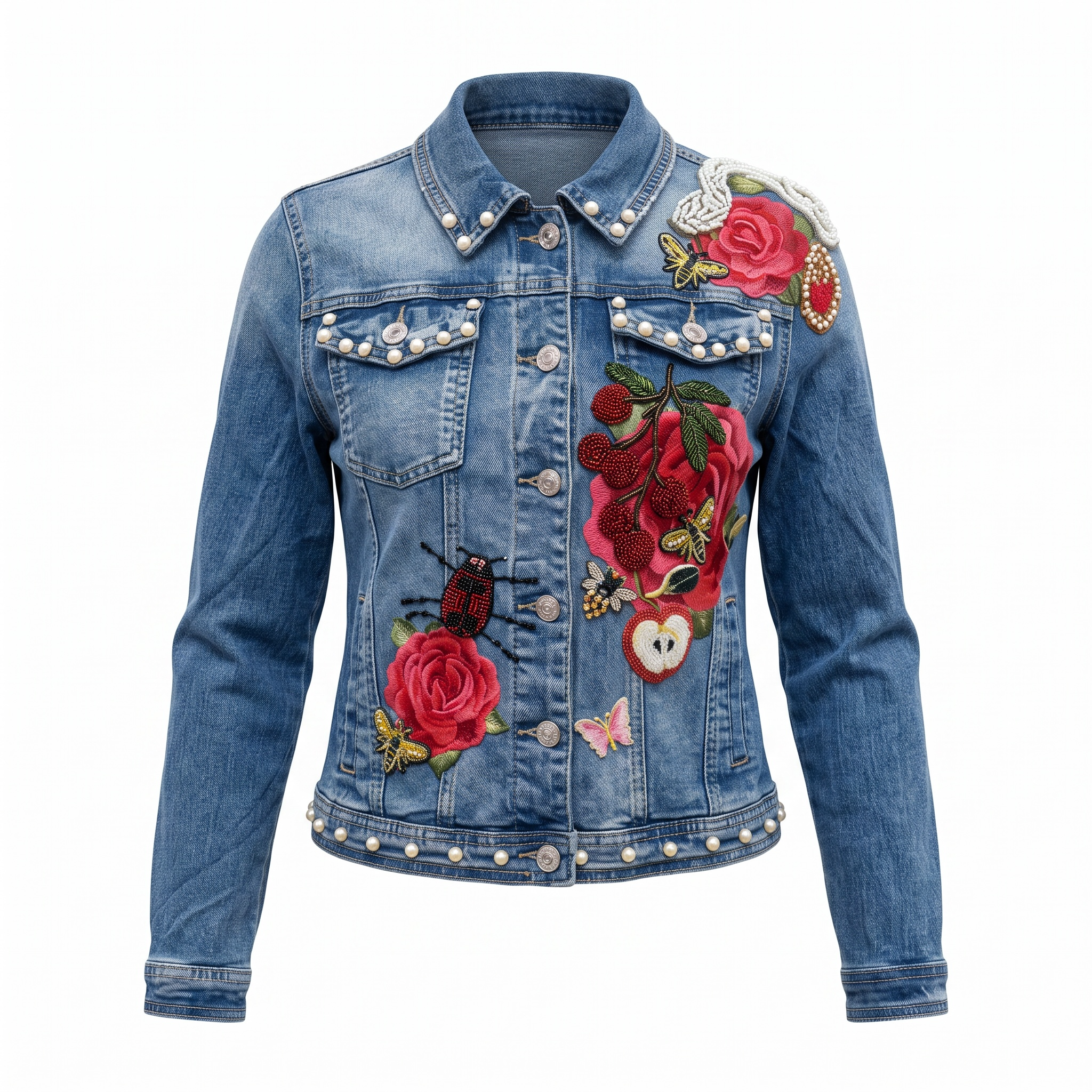 Chaqueta vaquera “El jardín del Edén”