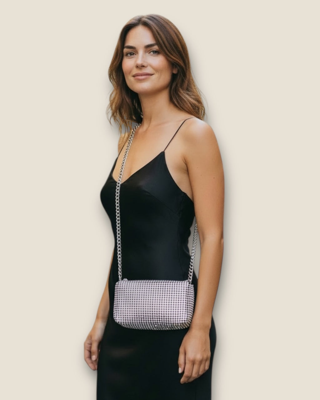 Bolso strass cristal