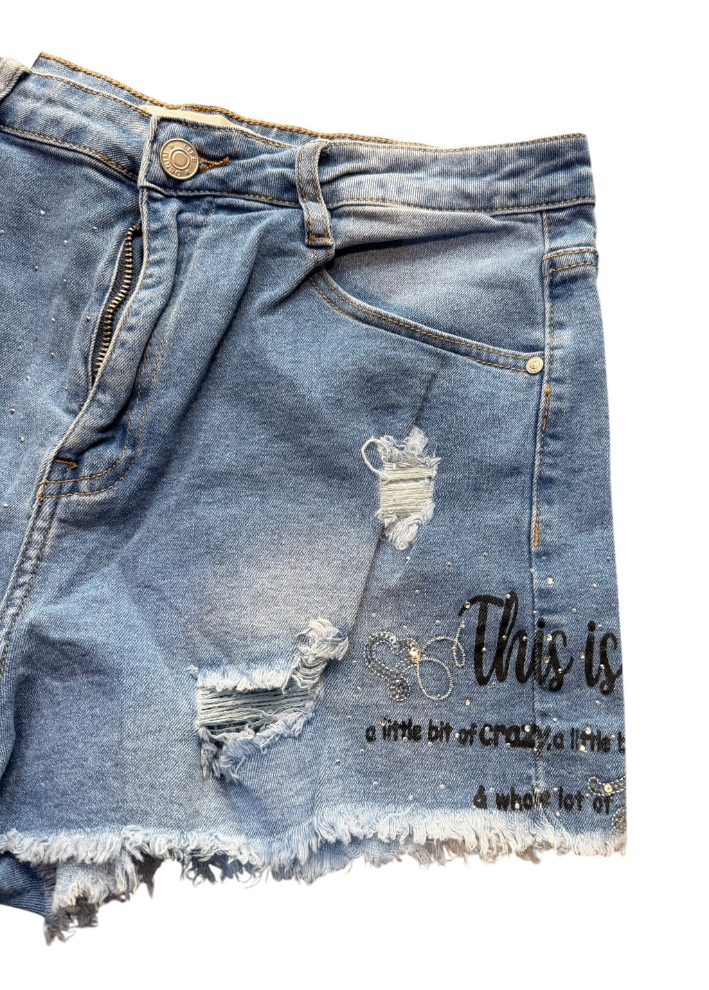 Pantalón corto calavera