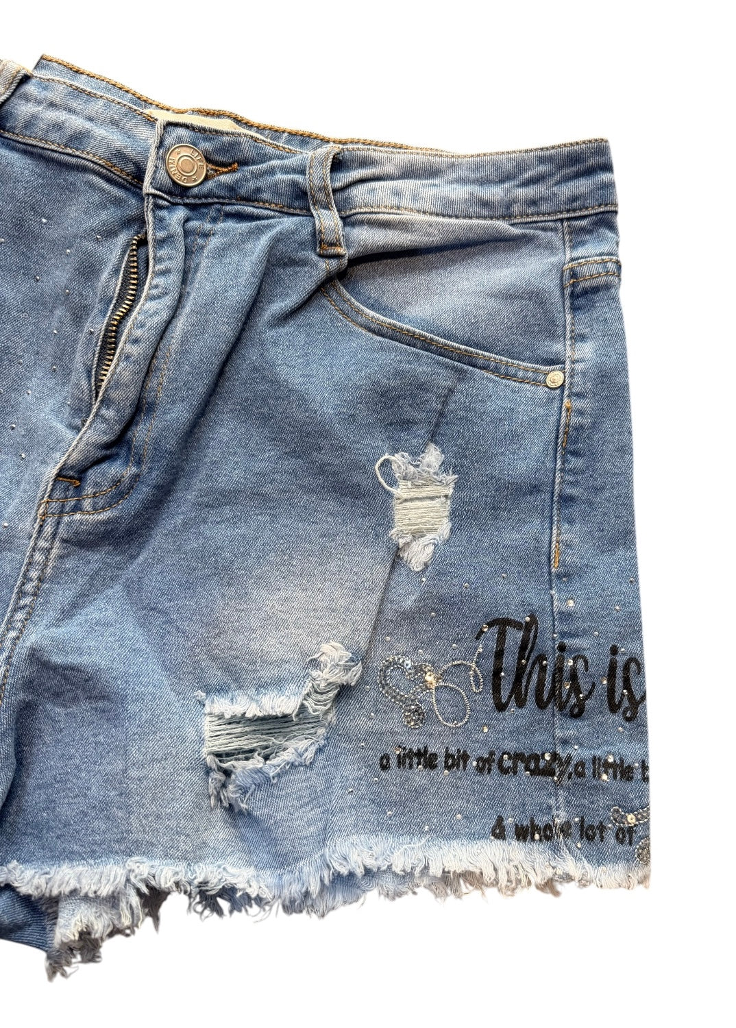 Pantalón corto calavera