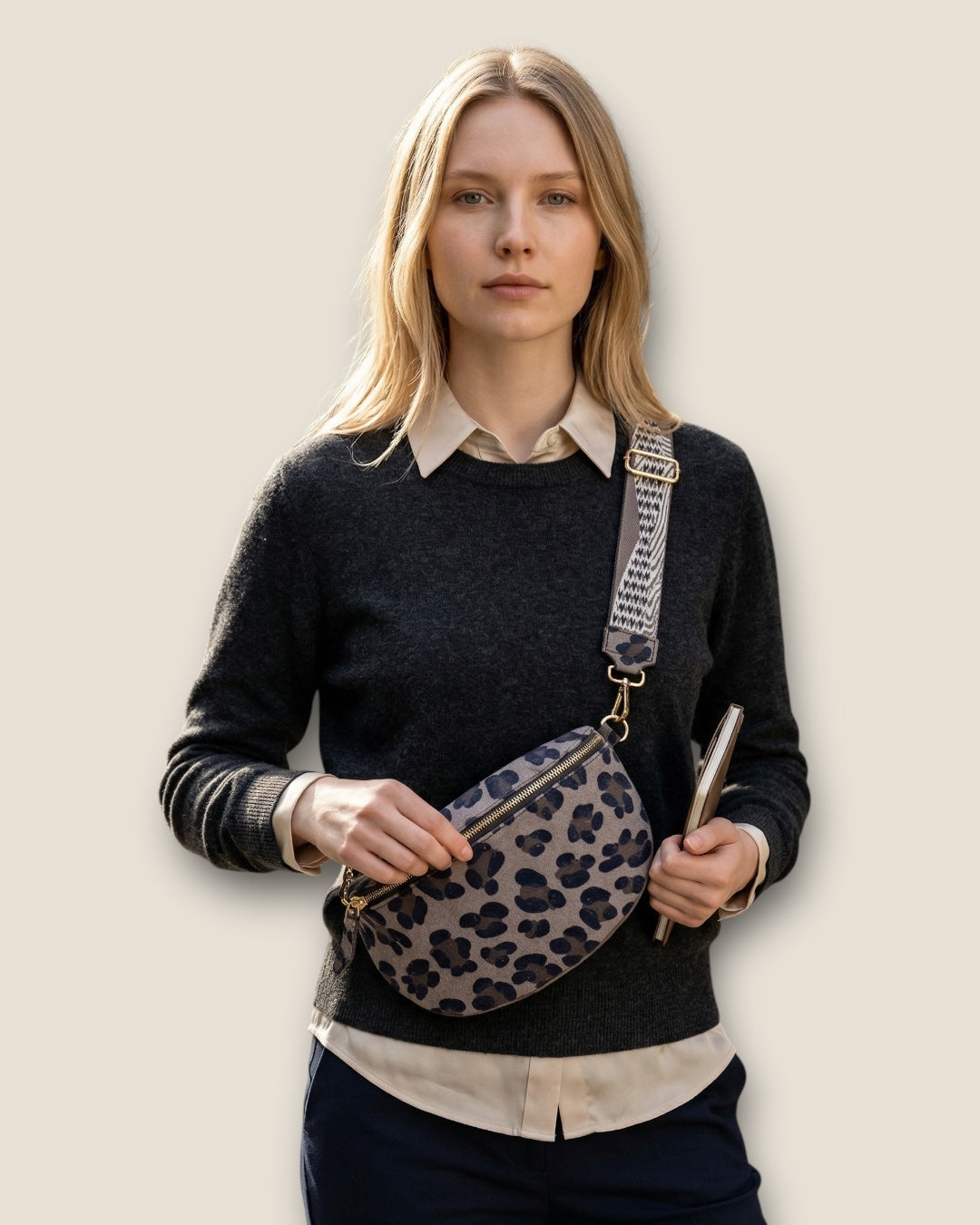 Bolso riñonera animal print