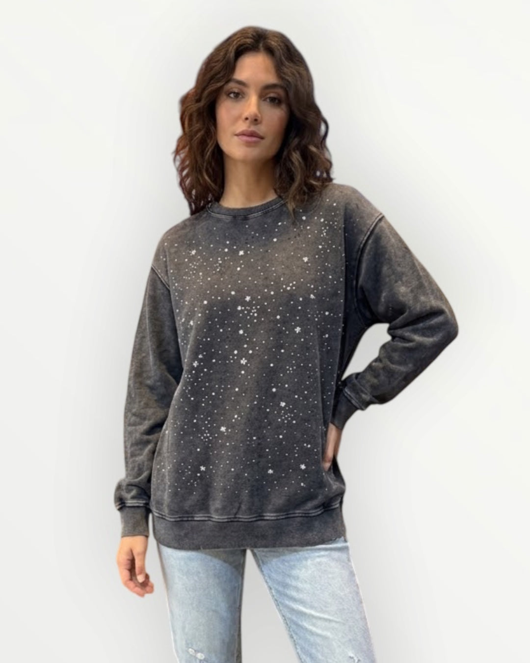 Sudadera Strass