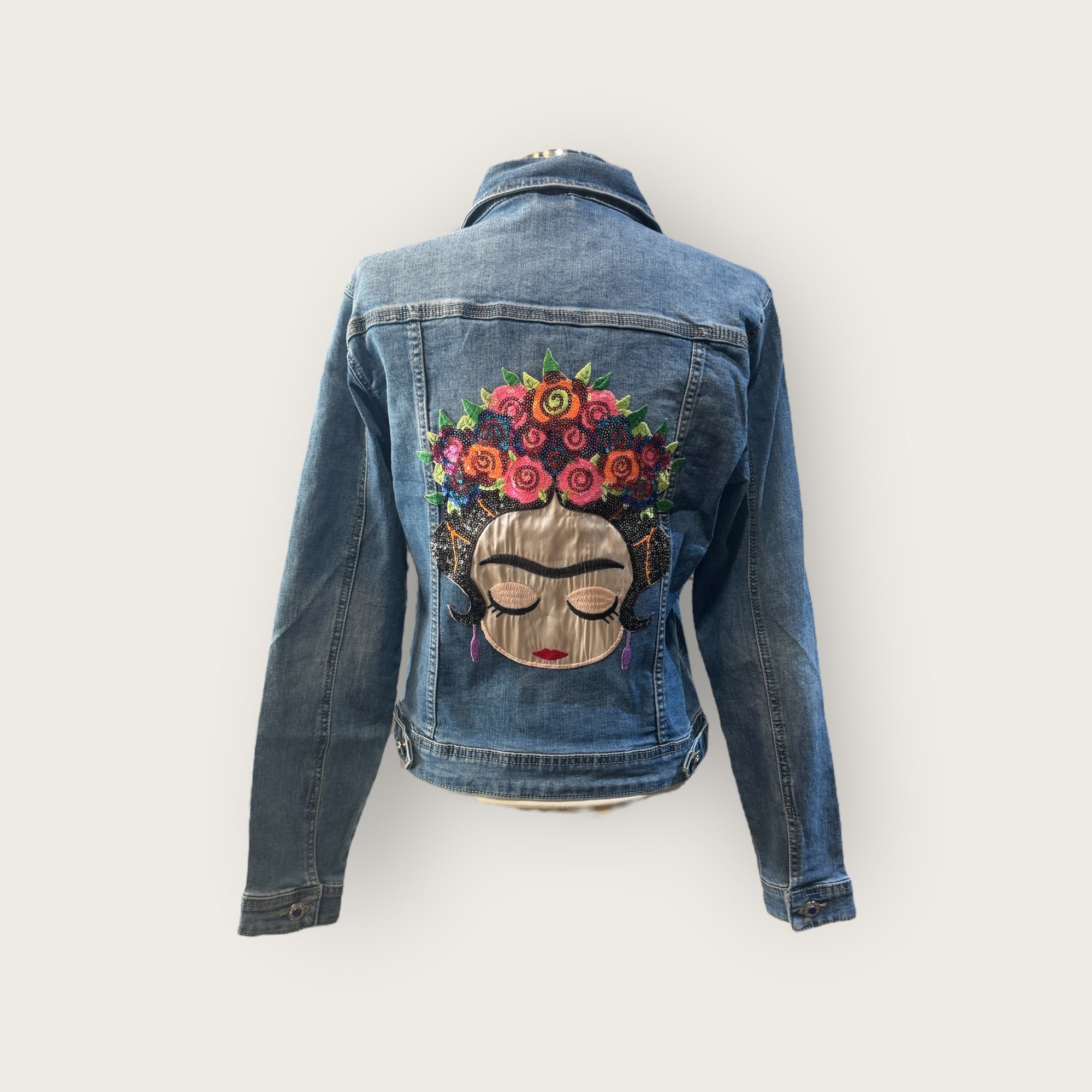 Chaqueta vaquera Frida Kahlo