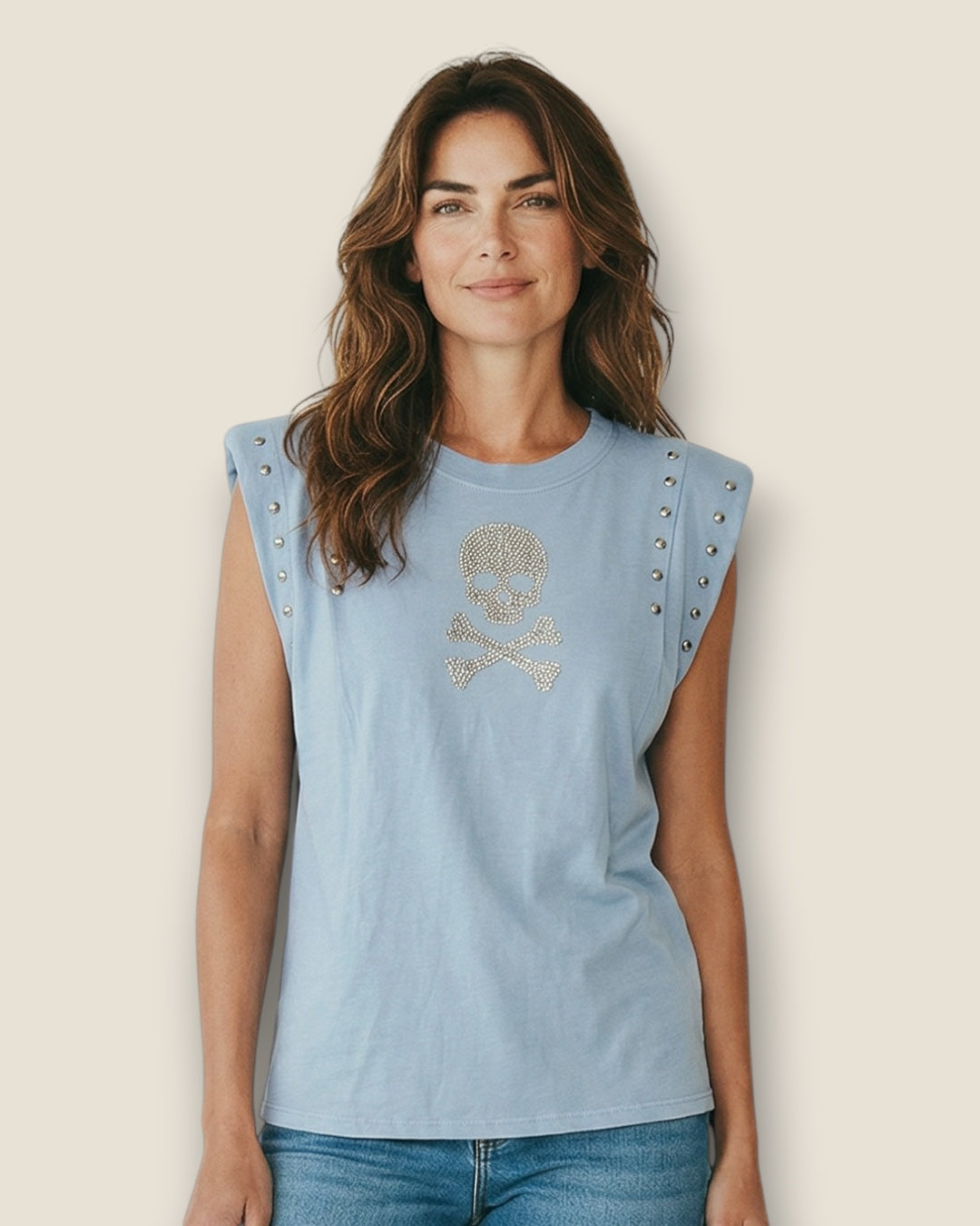 Camiseta Hombreras Calavera