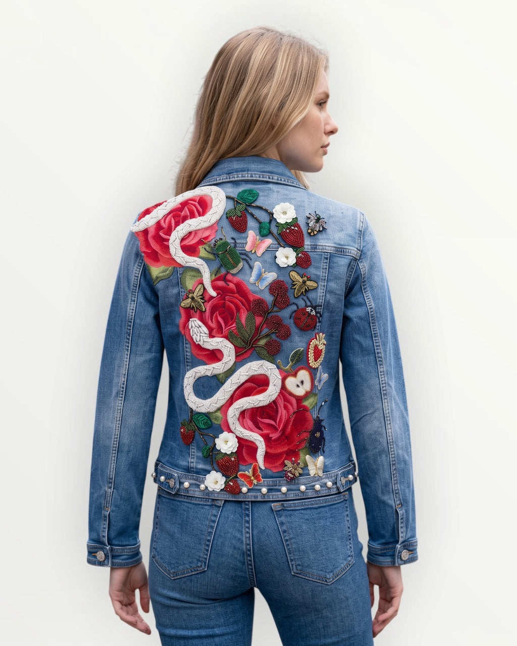 Chaqueta vaquera “El jardín del Edén”