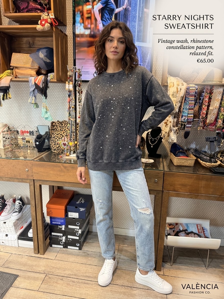 Sudadera Strass