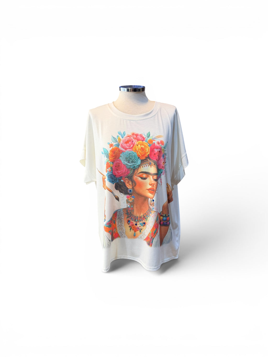 Camiseta Frida Oversize