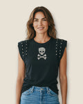 Camiseta Hombreras Calavera