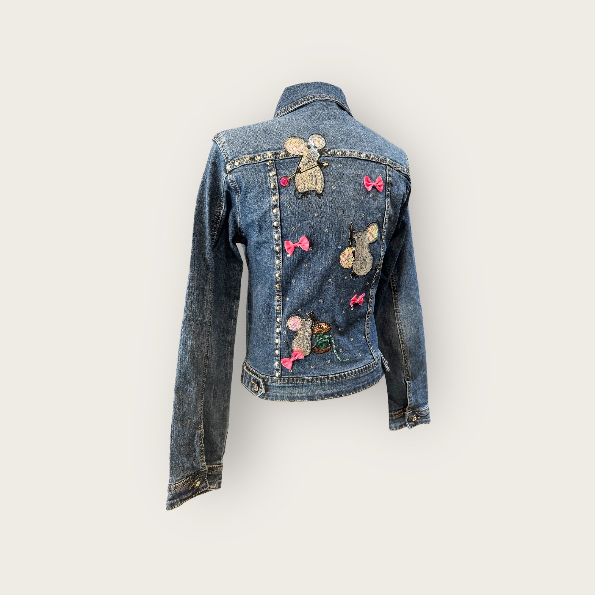 Chaqueta Vaquera Ratitas y Tachuelas