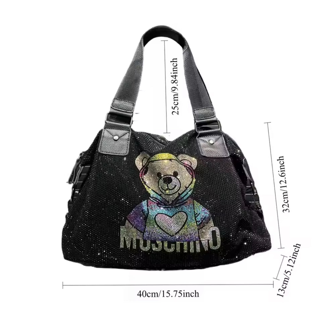 Bolso osito strass