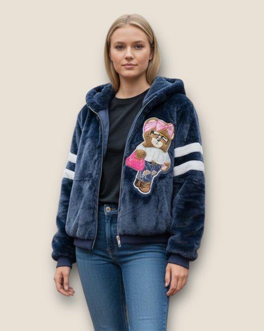 Bomber peluche con osito