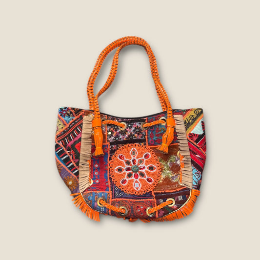 Bolso boho chic naranja